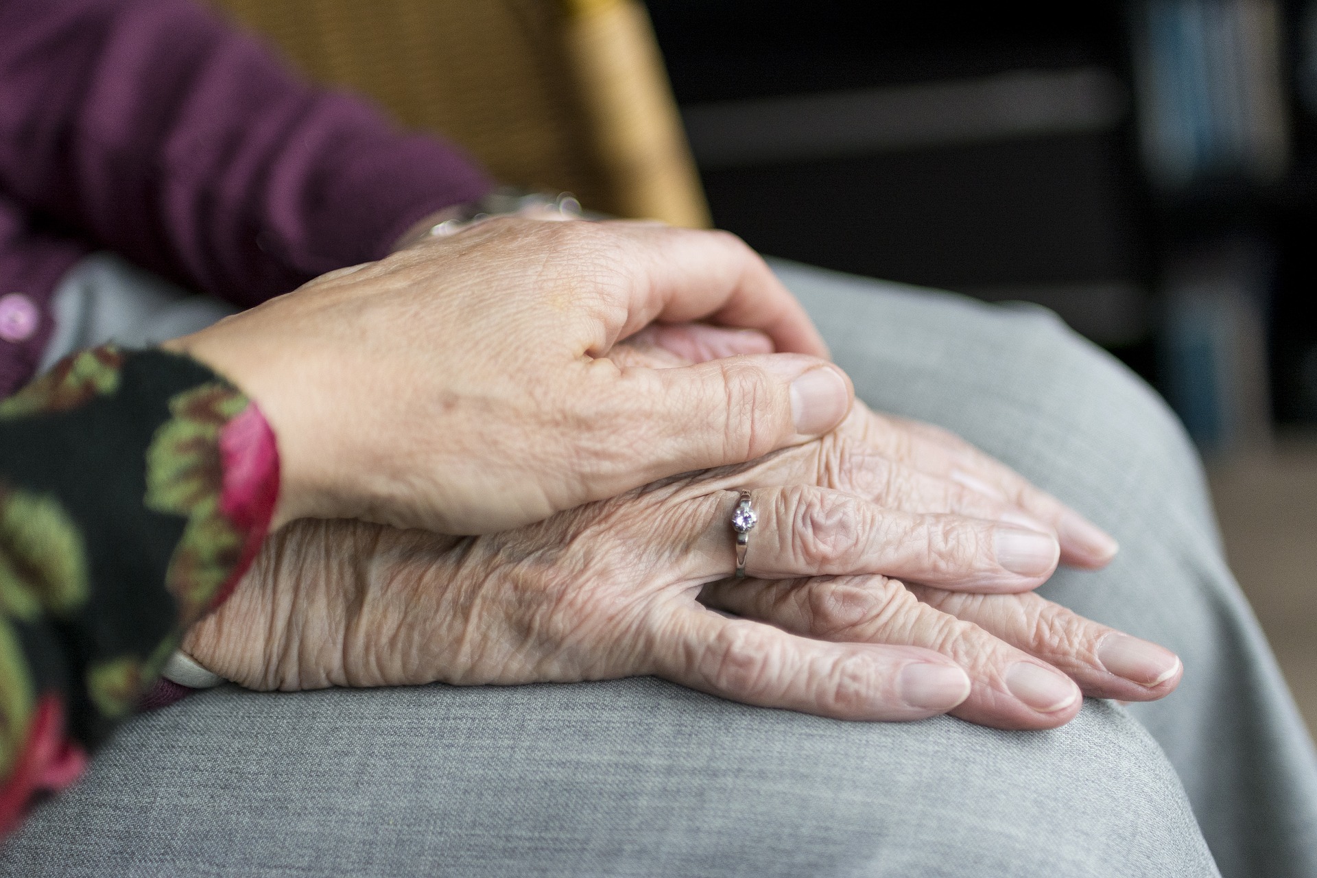Old Old Age Vulnerable Hands Care Elderly
